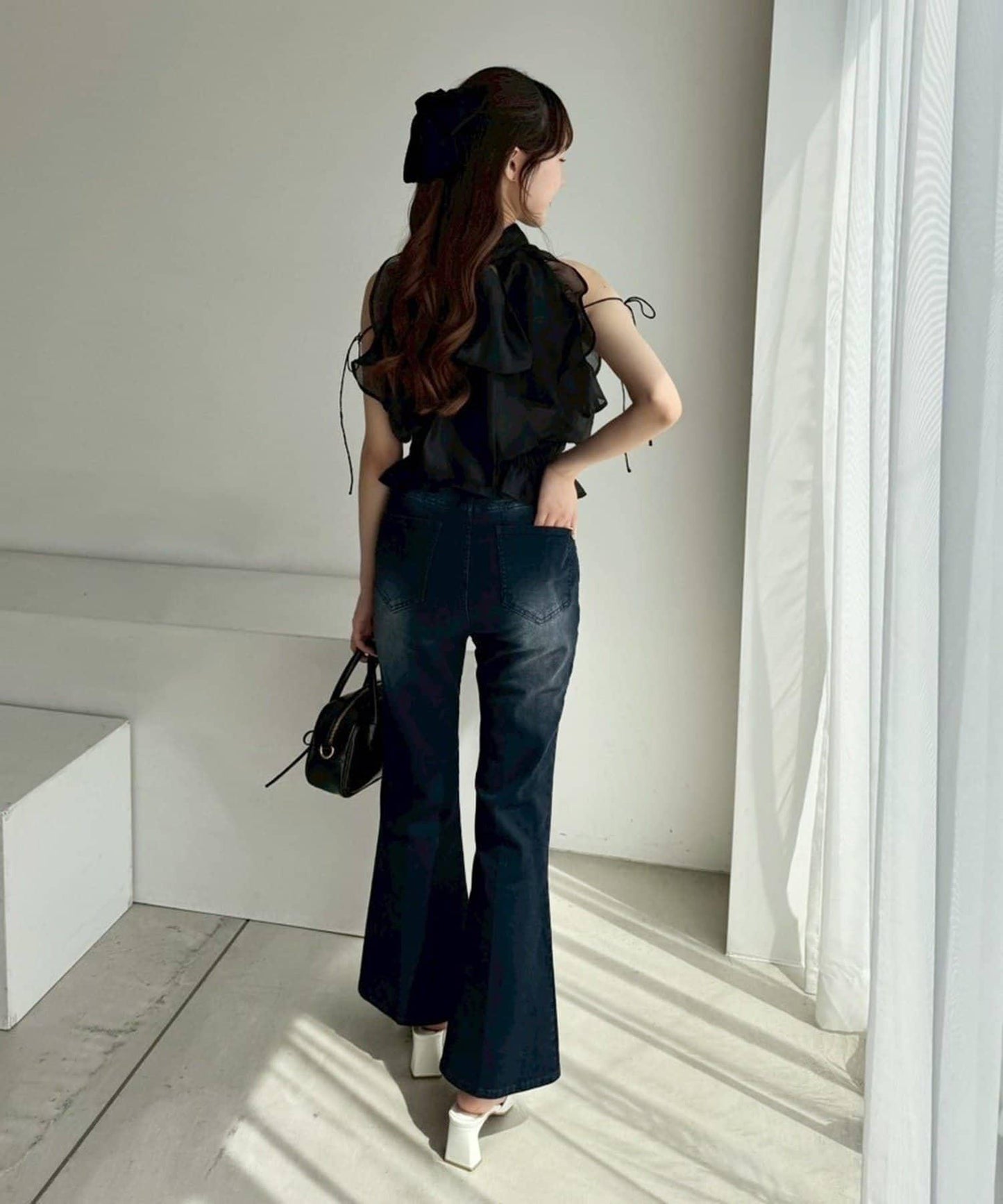 【限定】彈力牛仔褲