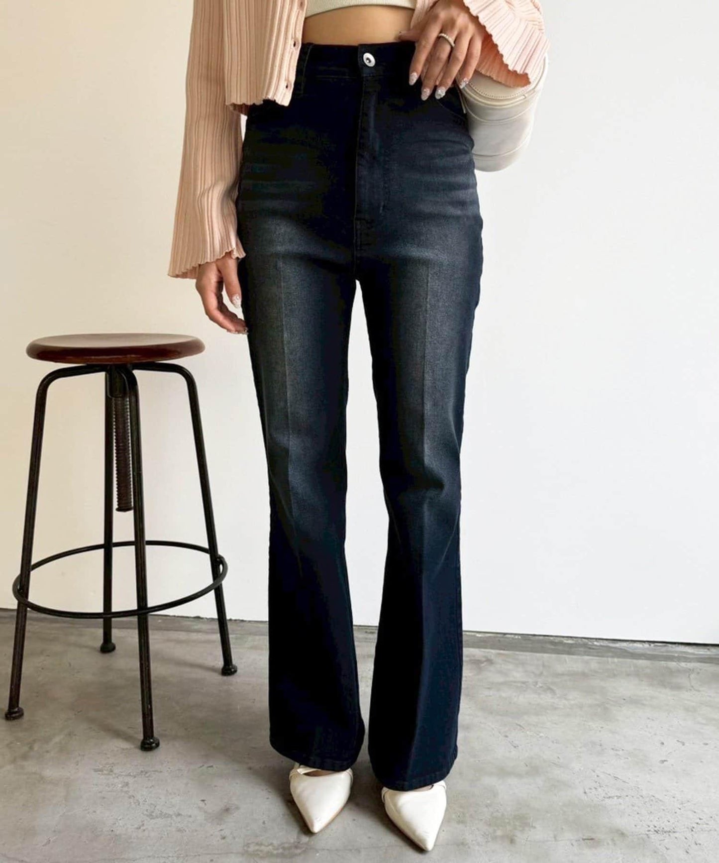 【限定】彈力牛仔褲