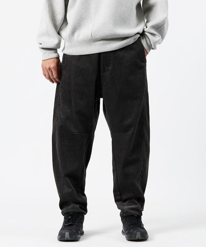 寬鬆版型 燈芯絨 弧形褲褲 / 錐形版型 【限定推出】