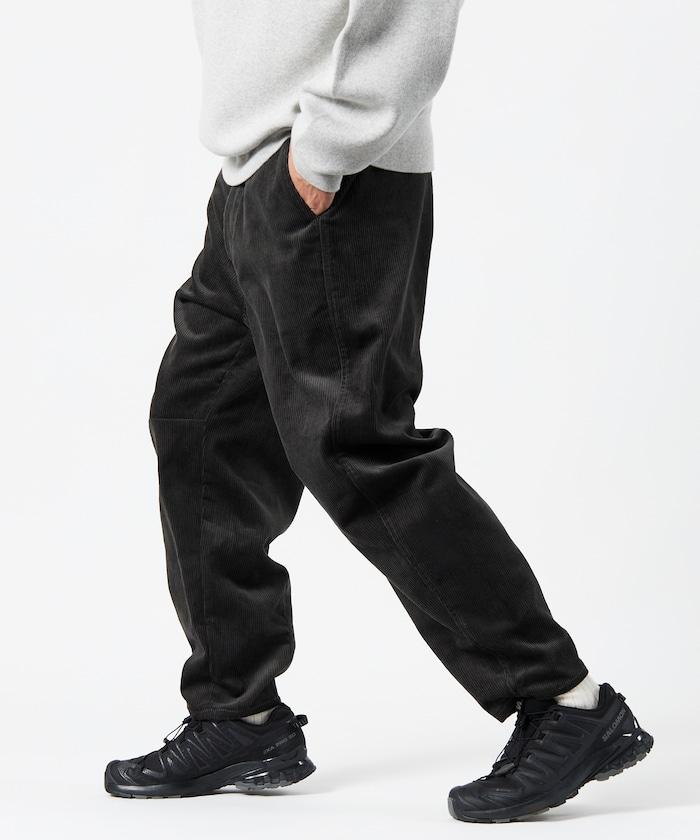 寬鬆版型 燈芯絨 弧形褲褲 / 錐形版型 【限定推出】