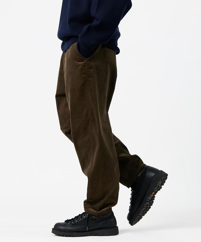 寬鬆版型 燈芯絨 弧形褲褲 / 錐形版型 【限定推出】