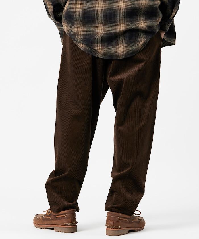 寬鬆版型 燈芯絨 弧形褲褲 / 錐形版型 【限定推出】