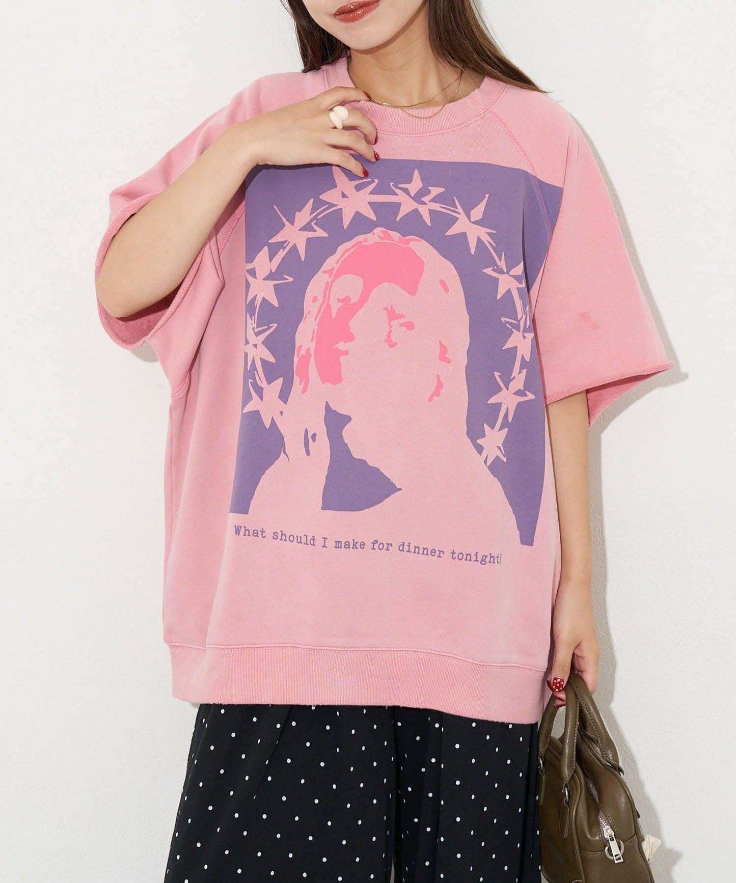 【復刻標籤】短袖拉甘運動衫