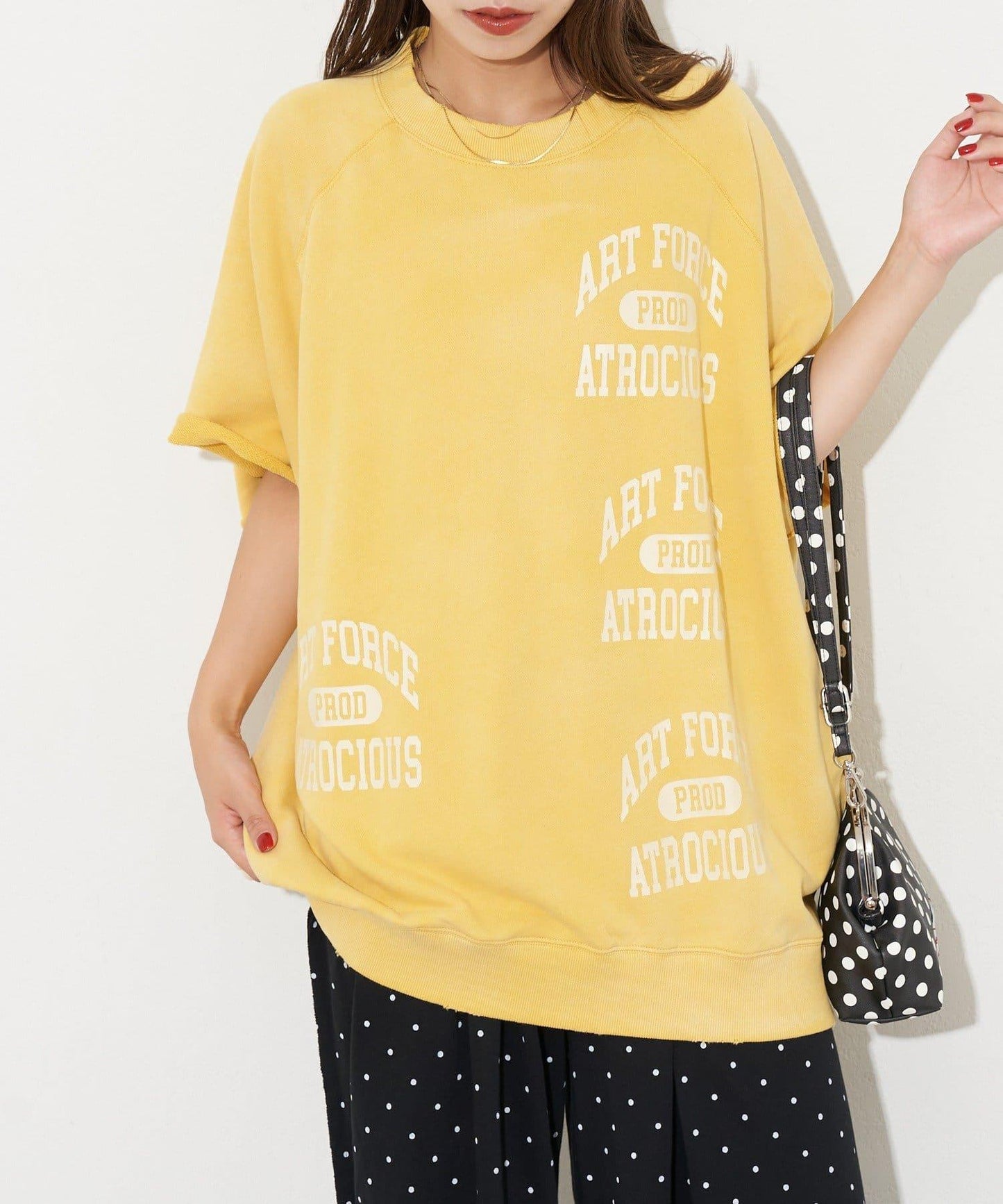 【復刻標籤】短袖拉甘運動衫