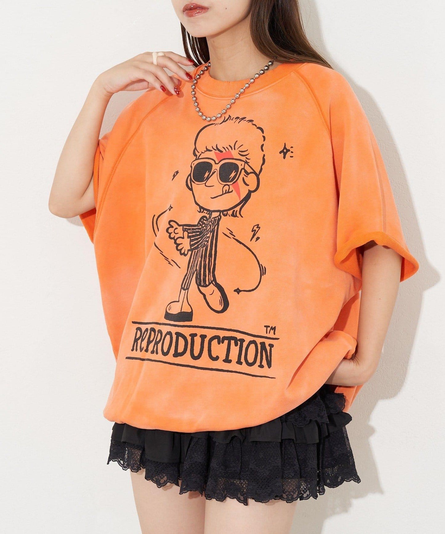 【復刻標籤】短袖拉甘運動衫