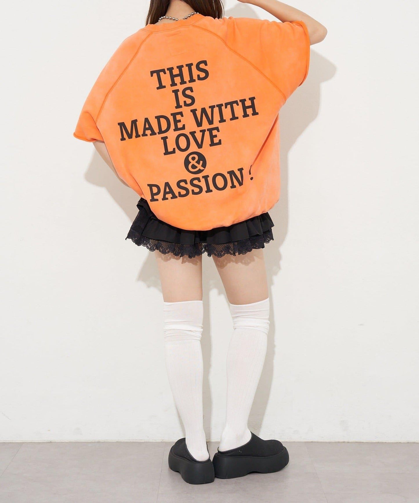 【復刻標籤】短袖拉甘運動衫