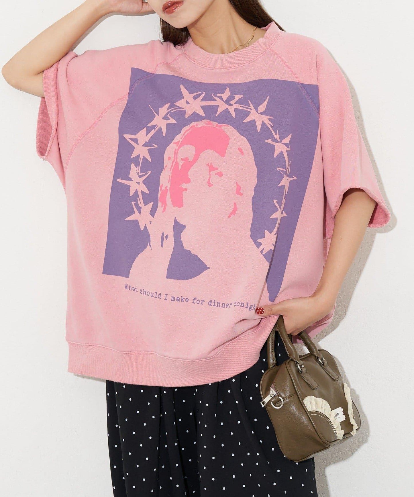 【復刻標籤】短袖拉甘運動衫