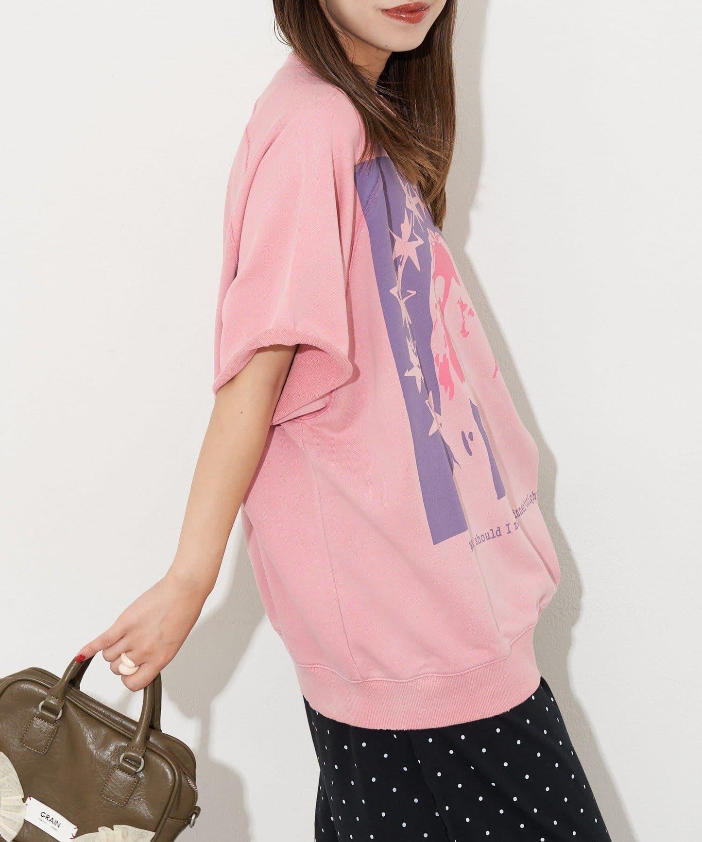 【復刻標籤】短袖拉甘運動衫