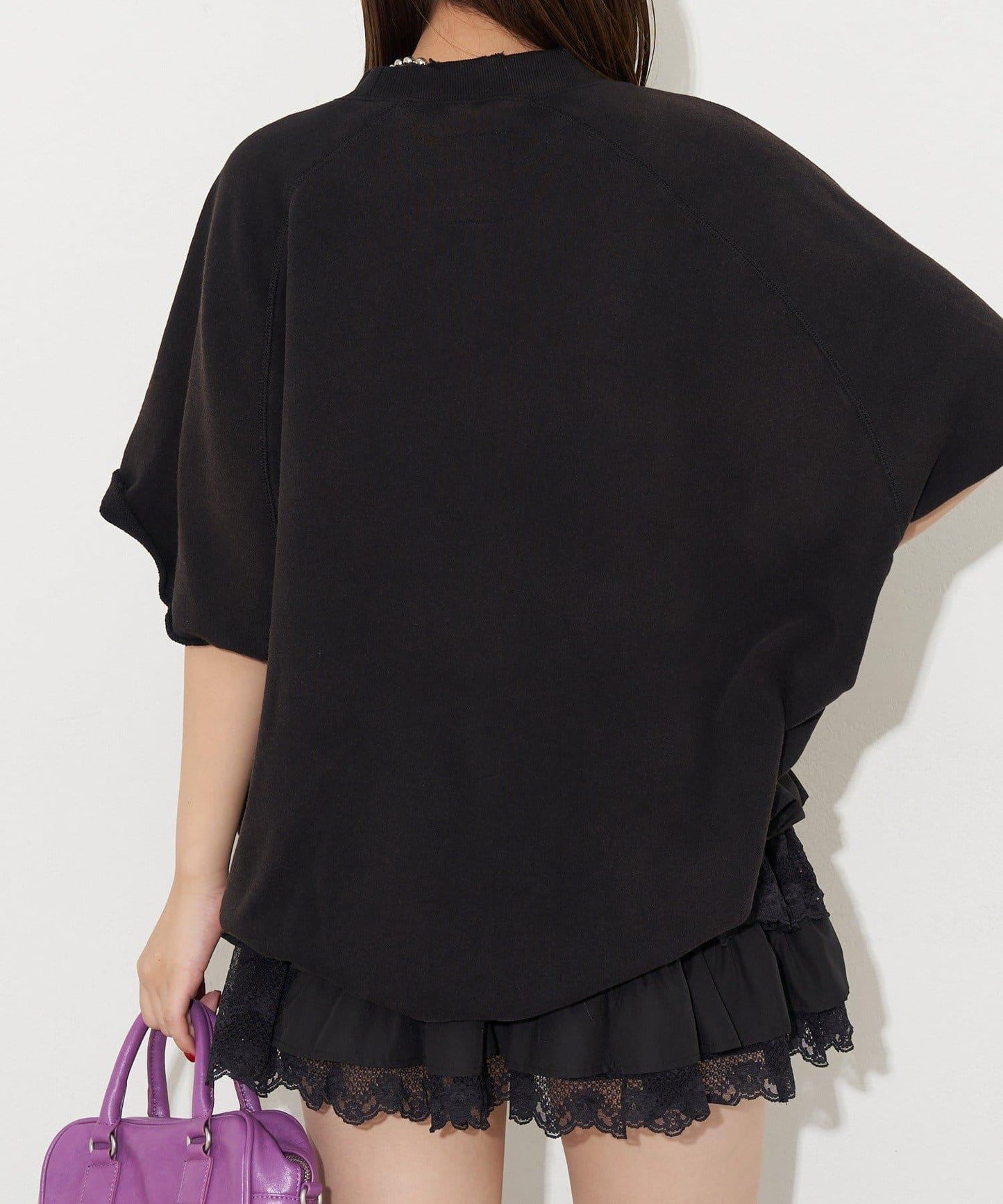 【復刻標籤】短袖拉甘運動衫