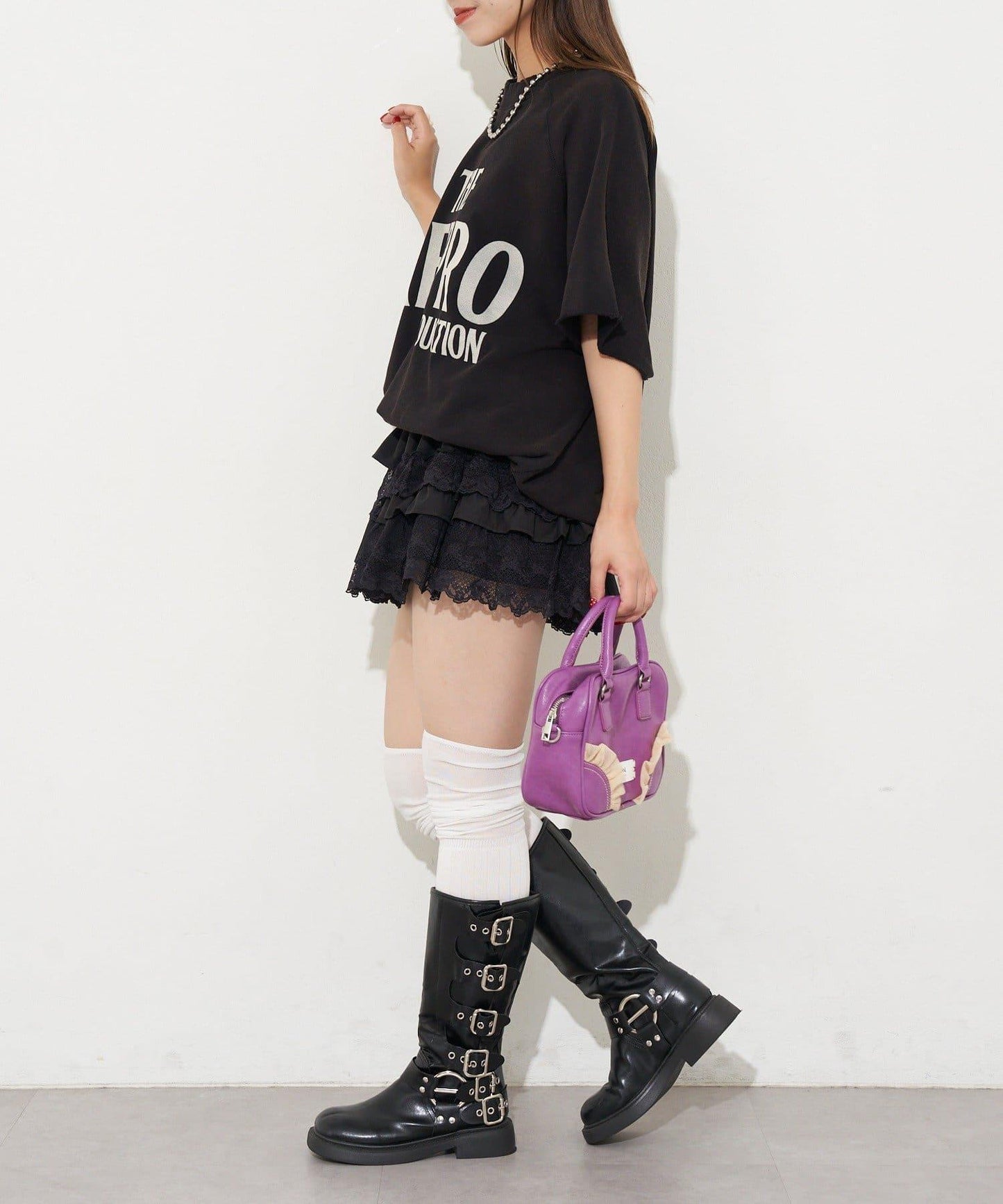 【復刻標籤】短袖拉甘運動衫