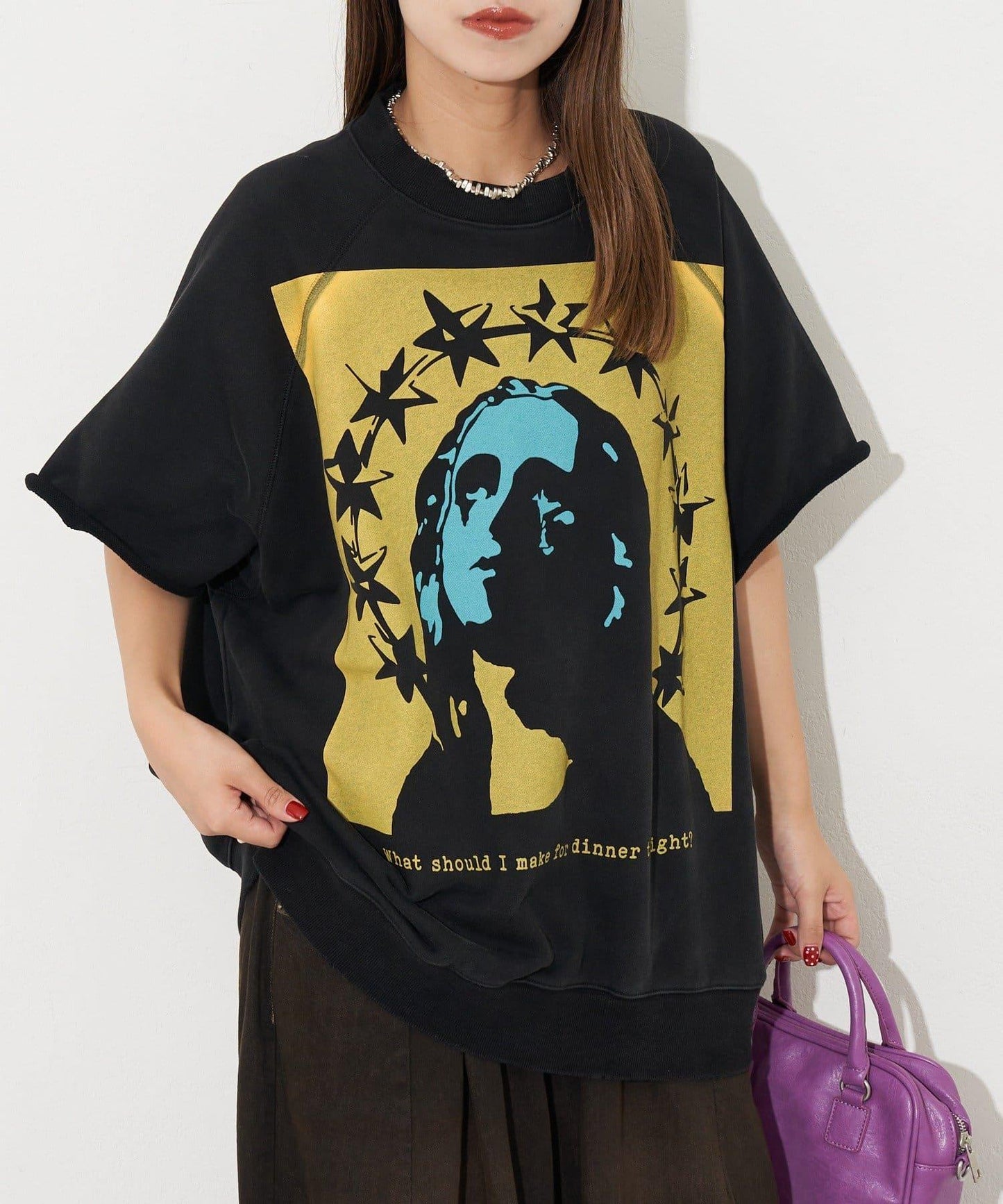 【復刻標籤】短袖拉甘運動衫