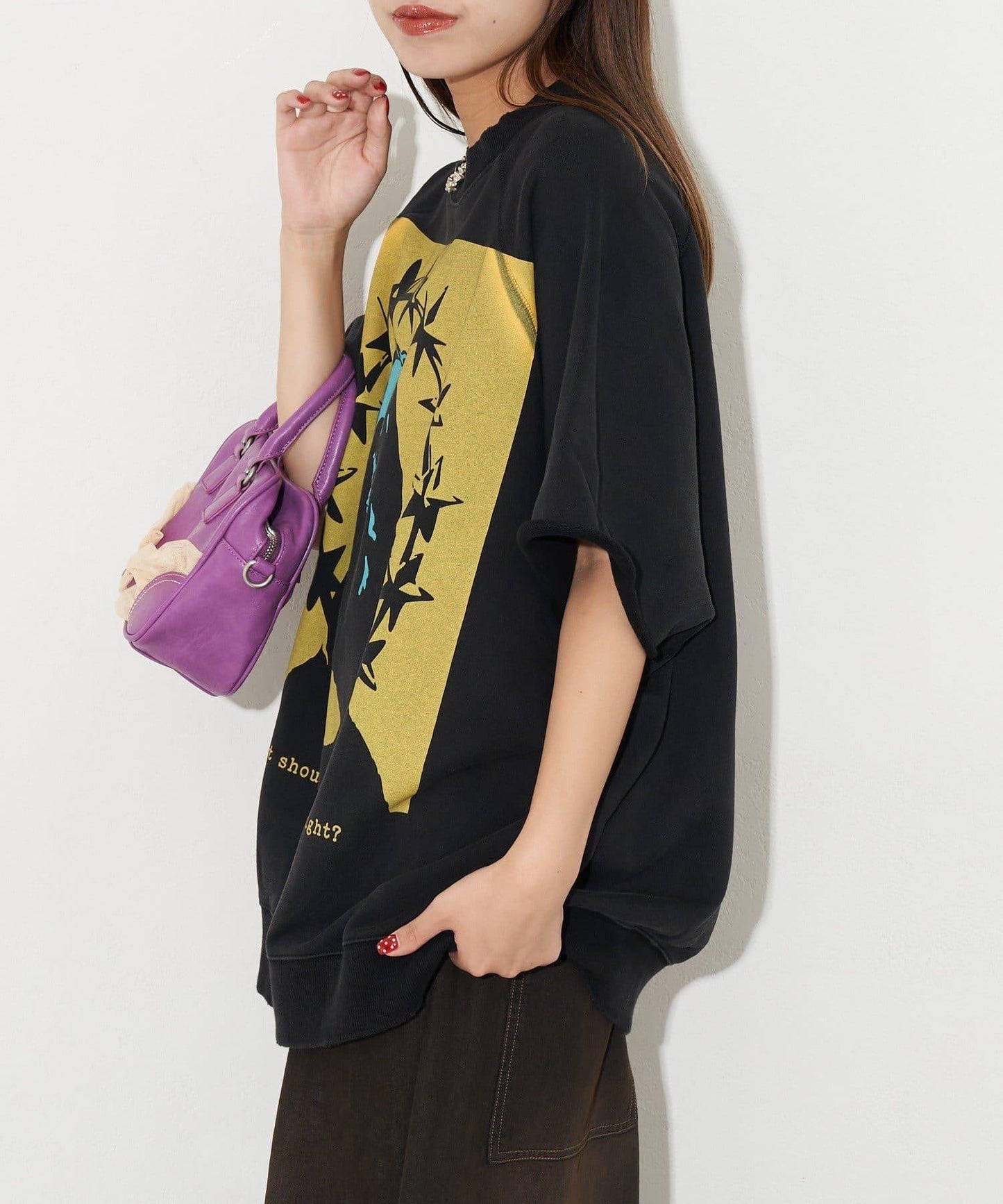 【復刻標籤】短袖拉甘運動衫