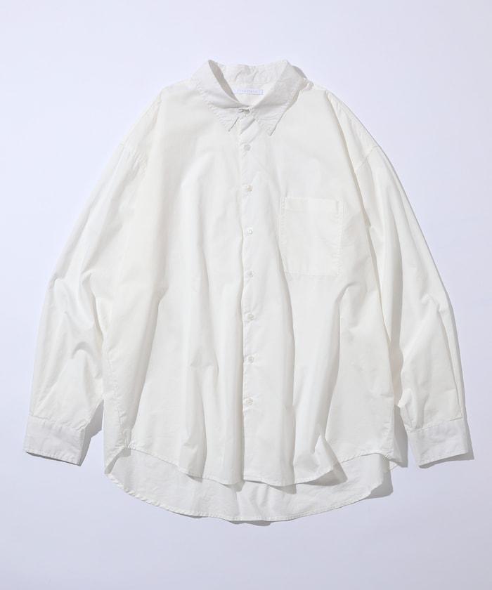 輕鬆合身寬鬆襯衫 / 常規領 / 長袖