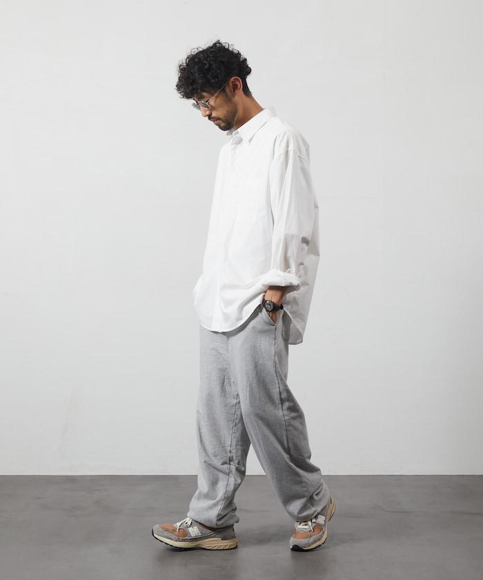 輕鬆合身寬鬆襯衫 / 常規領 / 長袖