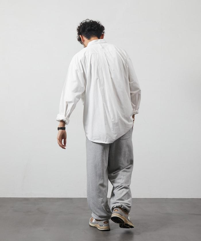 輕鬆合身寬鬆襯衫 / 常規領 / 長袖