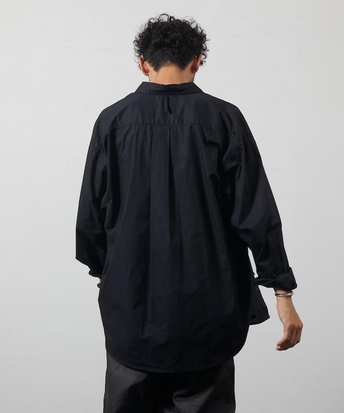 輕鬆合身寬鬆襯衫 / 常規領 / 長袖