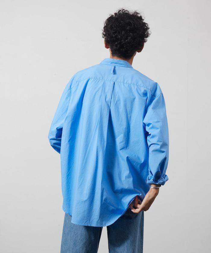 輕鬆合身寬鬆襯衫 / 常規領 / 長袖