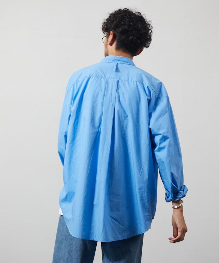 輕鬆合身寬鬆襯衫 / 常規領 / 長袖