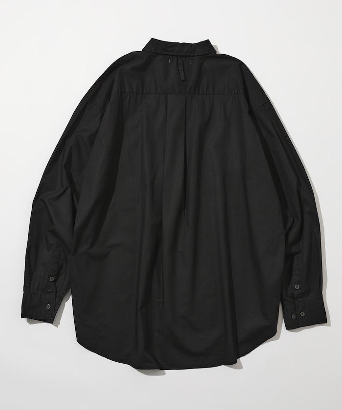 輕鬆合身寬鬆襯衫 / 常規領 / 長袖