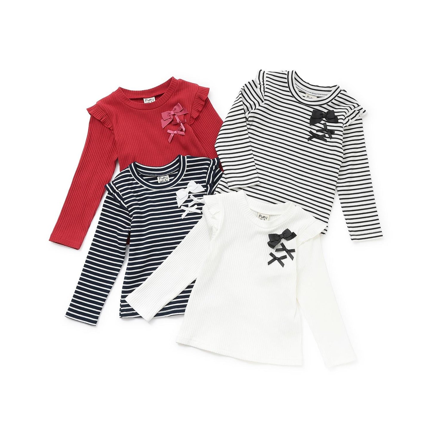 基礎羅紋長袖T恤