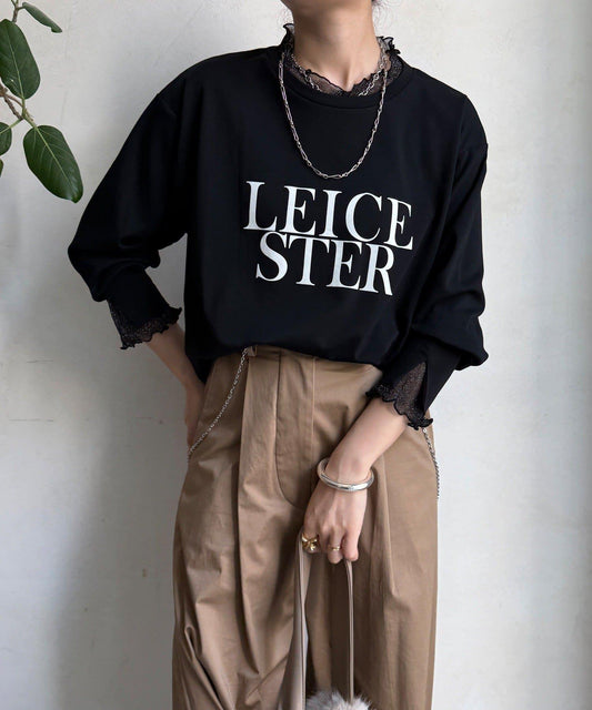 LEICESTER植絨疊穿長袖T恤