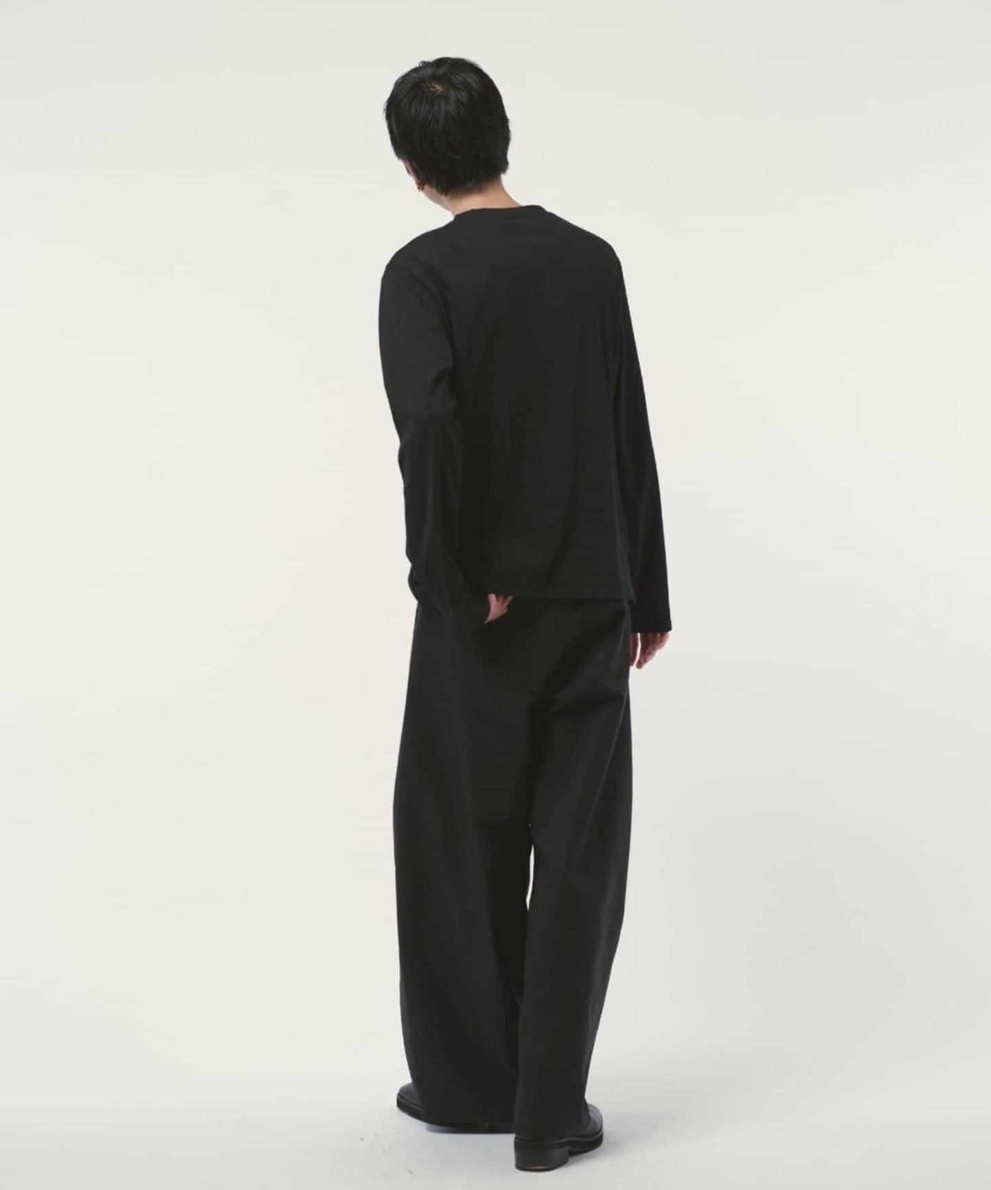 基礎光澤長袖T恤(長T)
