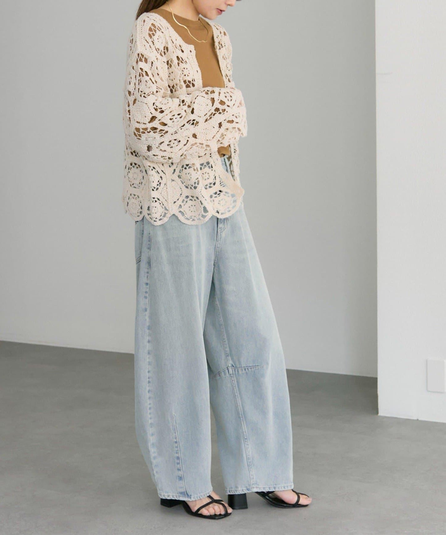 【25AW新色上市!】棉質透視長袖T恤