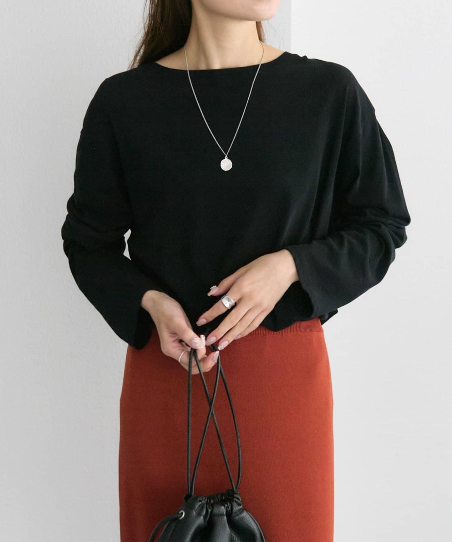 【25AW新色上市!】棉質透視長袖T恤