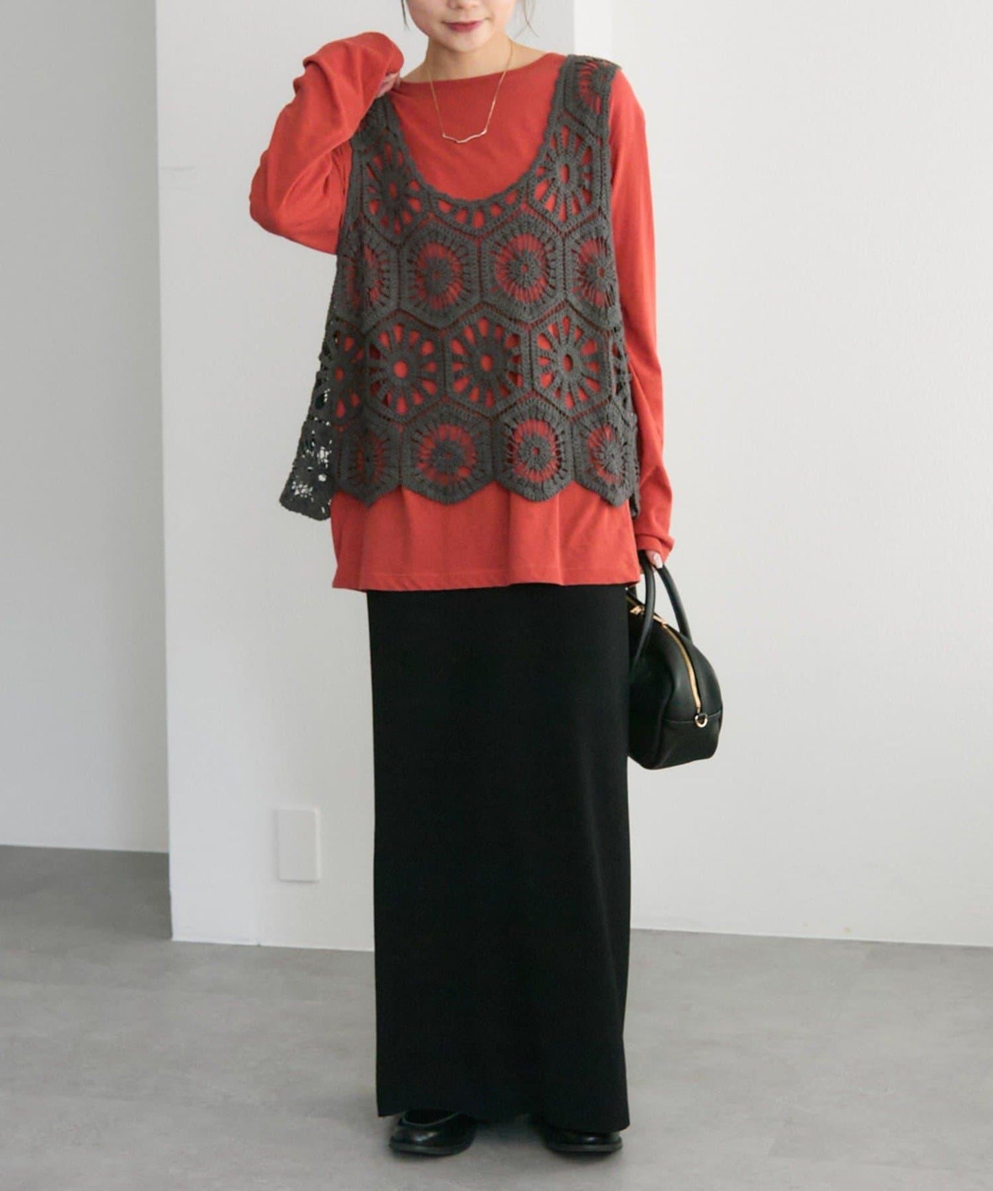 【25AW新色上市!】棉質透視長袖T恤