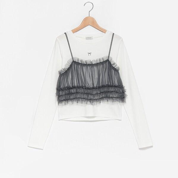 網紗吊帶背心套裝