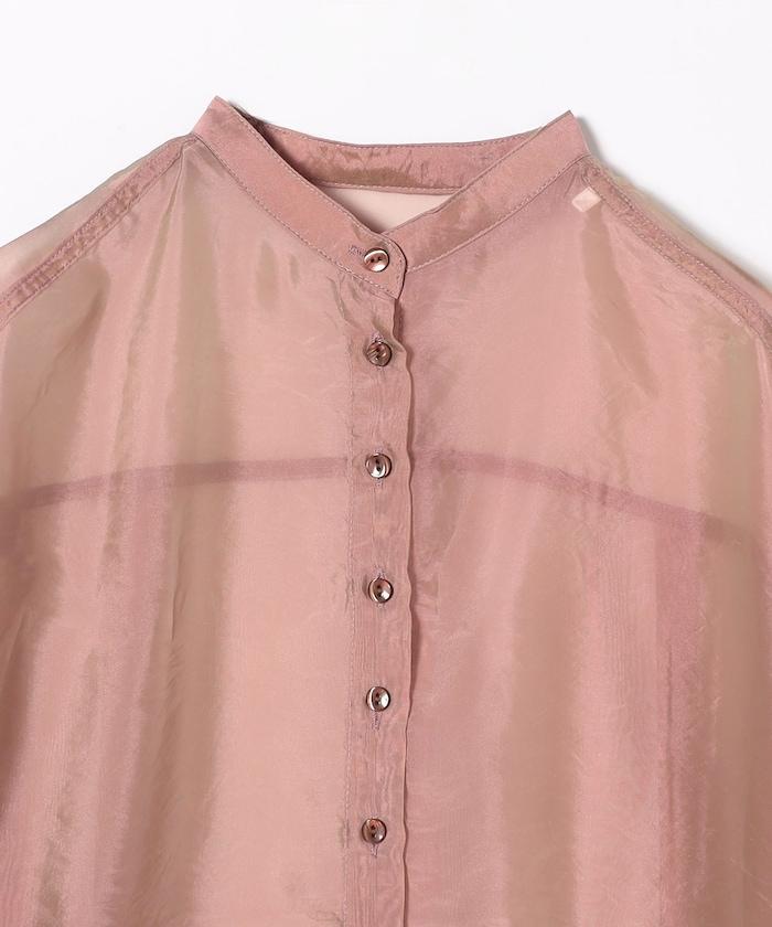 亮面輕薄皺褶襯衫