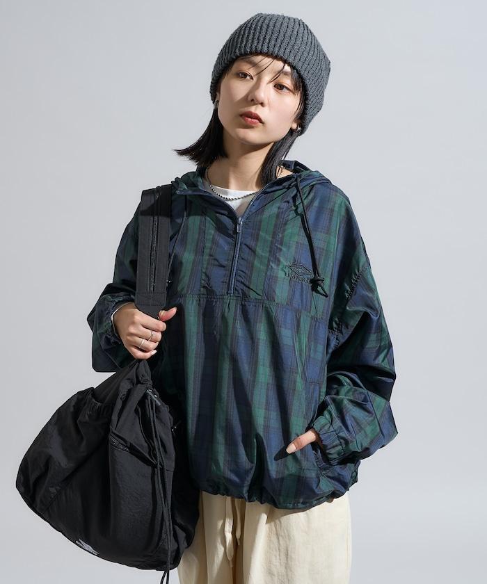 特別格紋套頭風衣