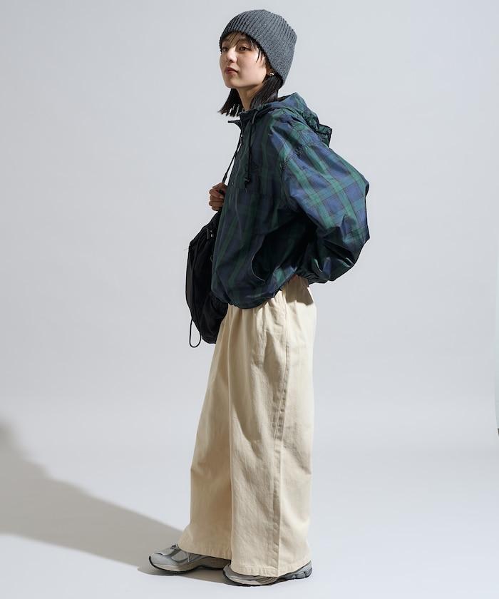 特別格紋套頭風衣