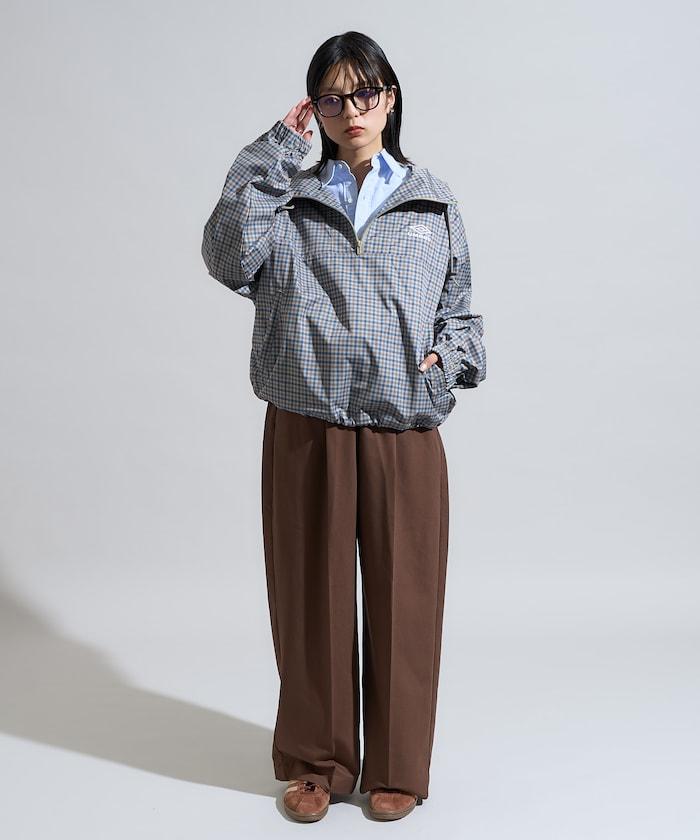 特別格紋套頭風衣