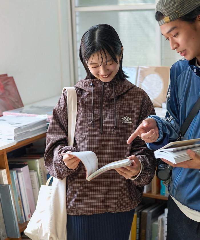 特別格紋套頭風衣