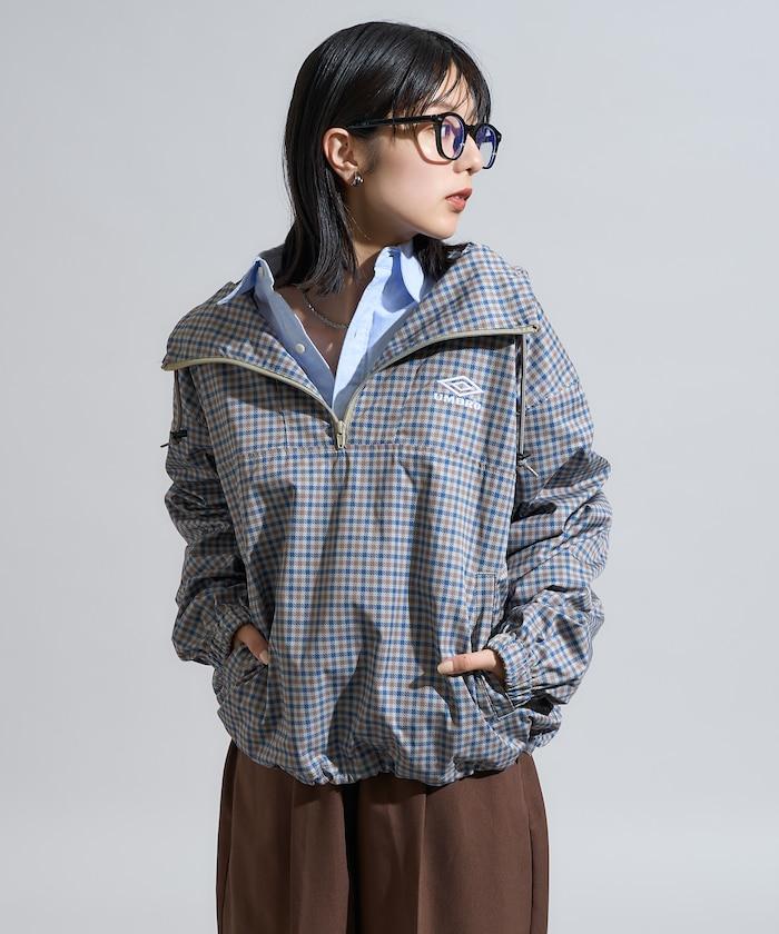 特別格紋套頭風衣