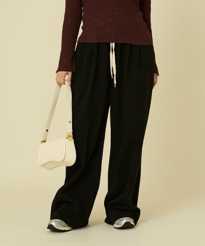 水洗工藝休閒錐形長褲