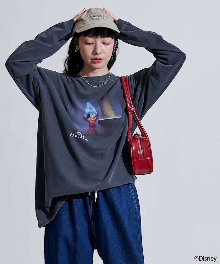 【DISNEY FANTASIA】盒裝彩色正面印花長袖T恤