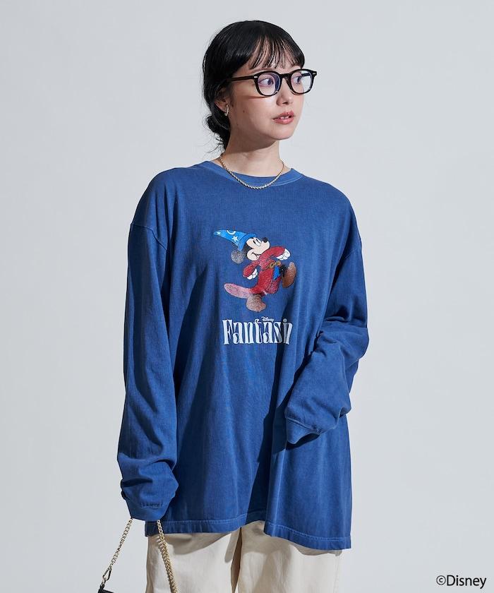 【DISNEY FANTASIA】大幅前印花長袖T恤