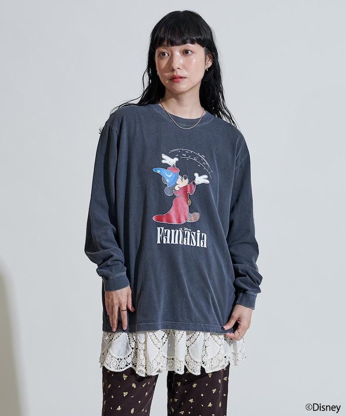 【DISNEY FANTASIA】大幅前印花長袖T恤
