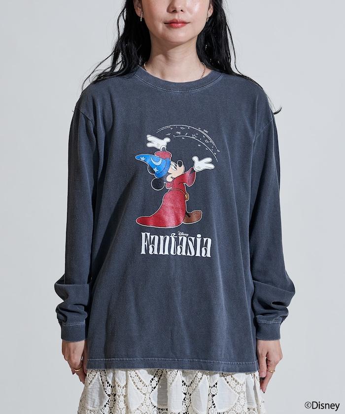 【DISNEY FANTASIA】大幅前印花長袖T恤
