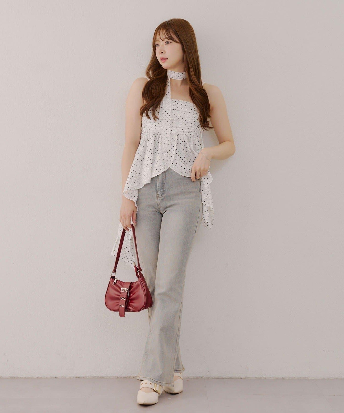 【有多種尺碼】牛仔喇叭褲