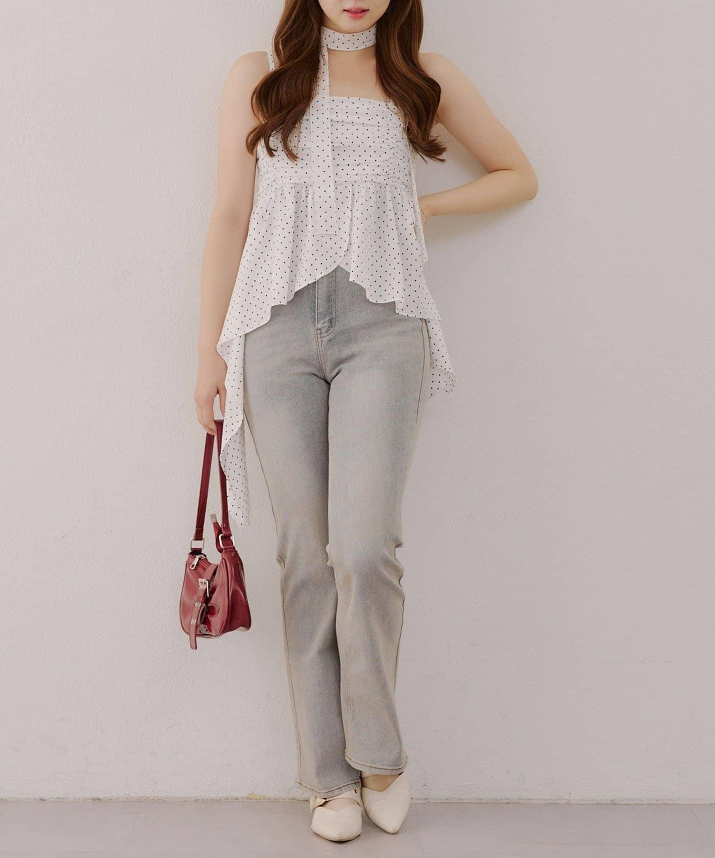 【有多種尺碼】牛仔喇叭褲