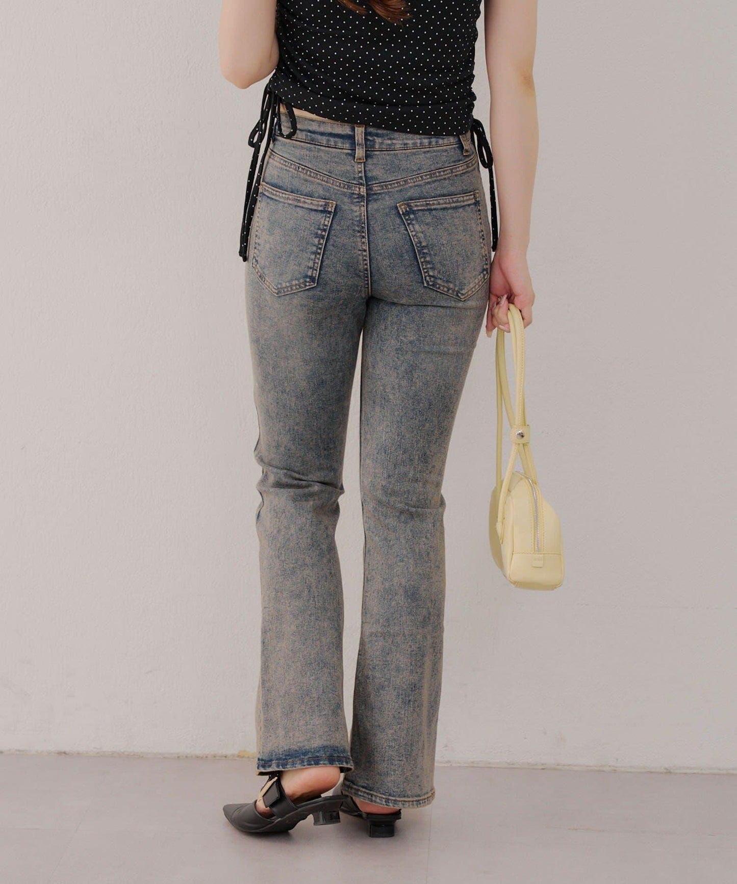 【有多種尺碼】牛仔喇叭褲