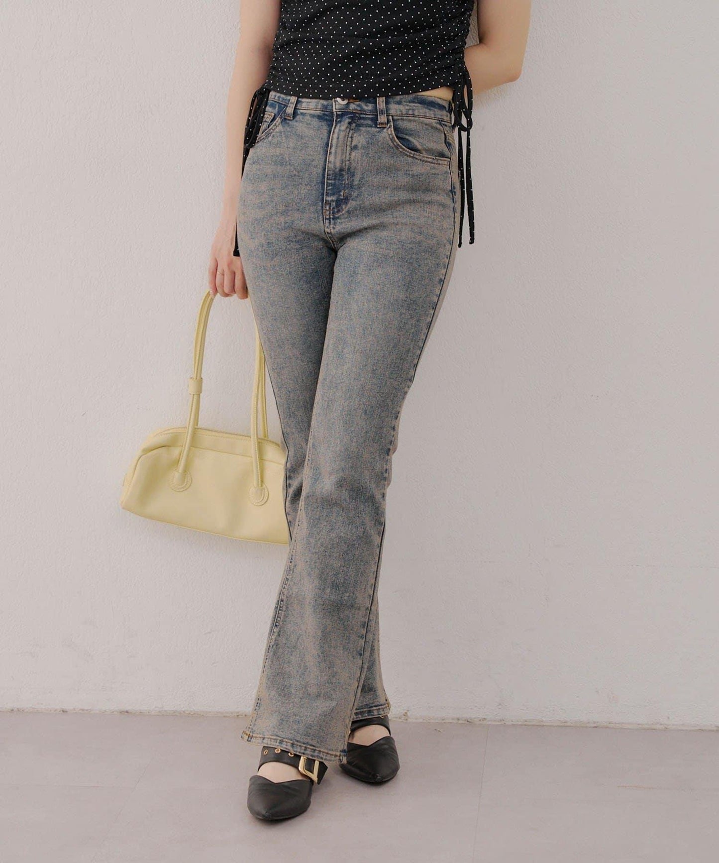 【有多種尺碼】牛仔喇叭褲