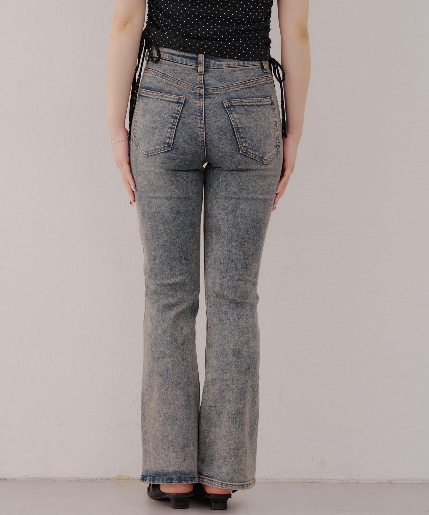 【有多種尺碼】牛仔喇叭褲