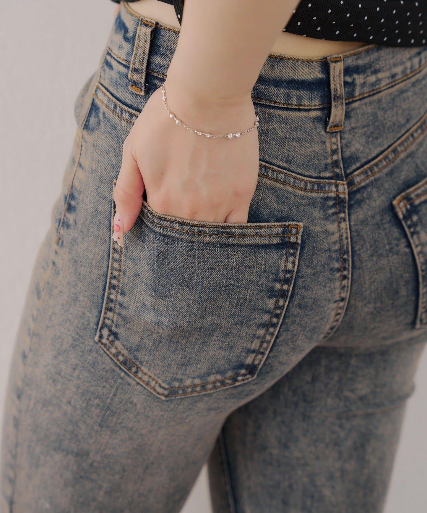 【有多種尺碼】牛仔喇叭褲