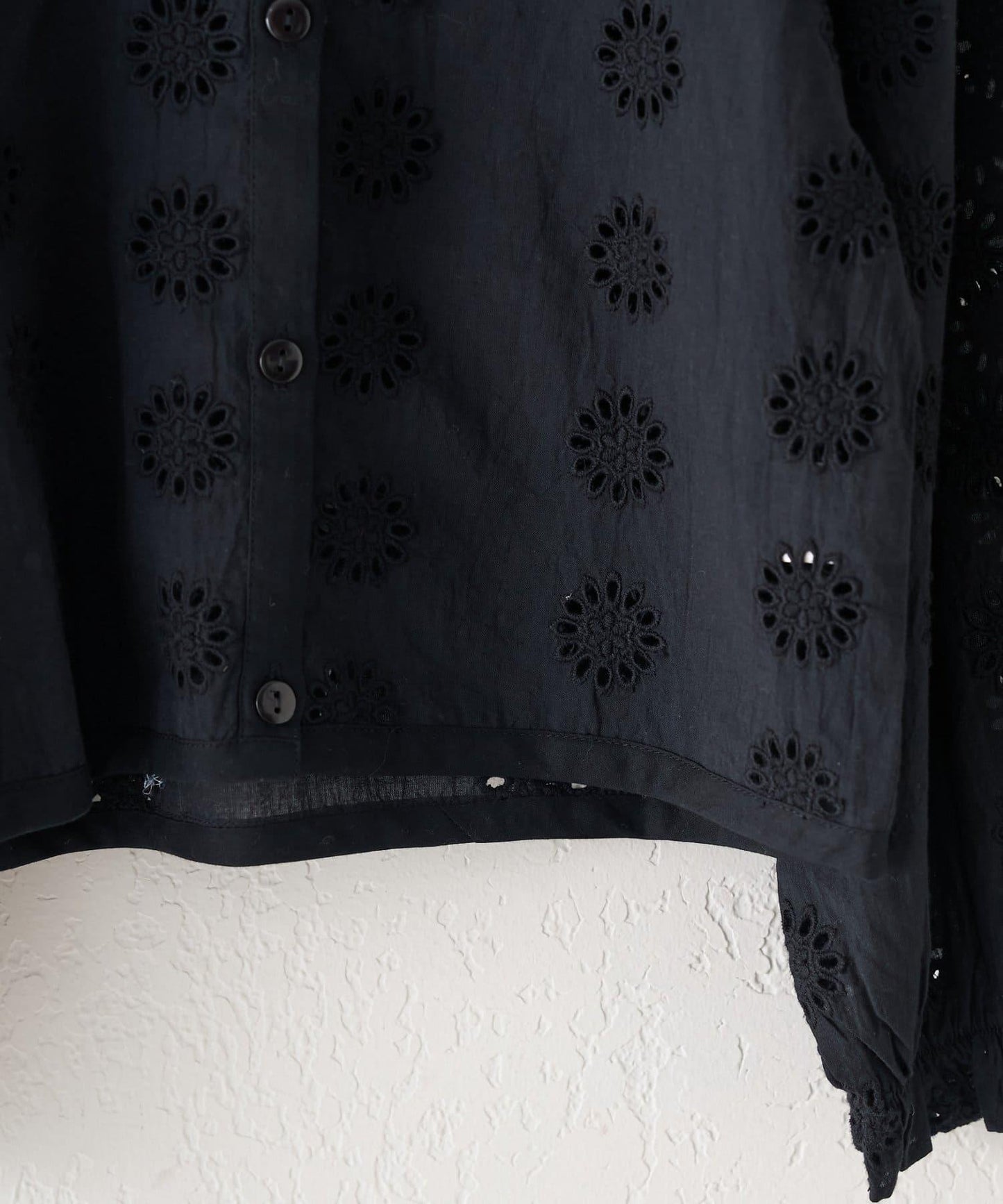 【KIDS】【India】鏤空蕾絲短款開衫