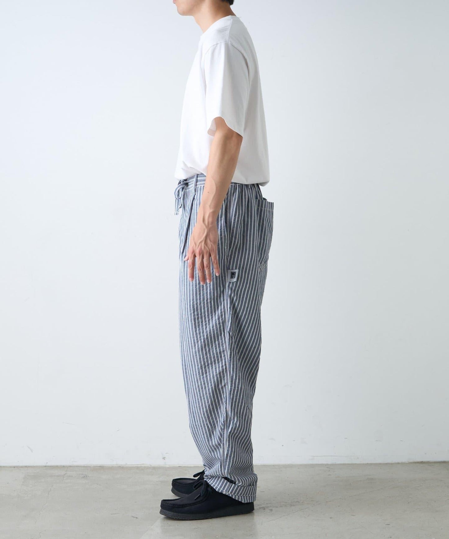 【PATTIPATTI】褶皺寬鬆工裝褲