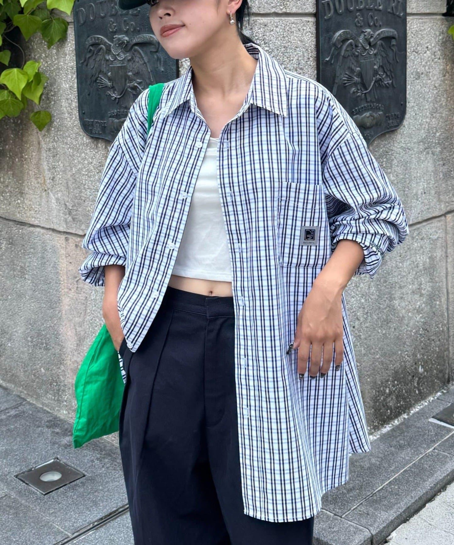 【PATTIPATTI】男女同款寬鬆襯衫